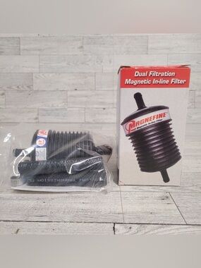 New Raybestos 3/8” Magnefine Dual Filtration Magnetic In-Line Filter